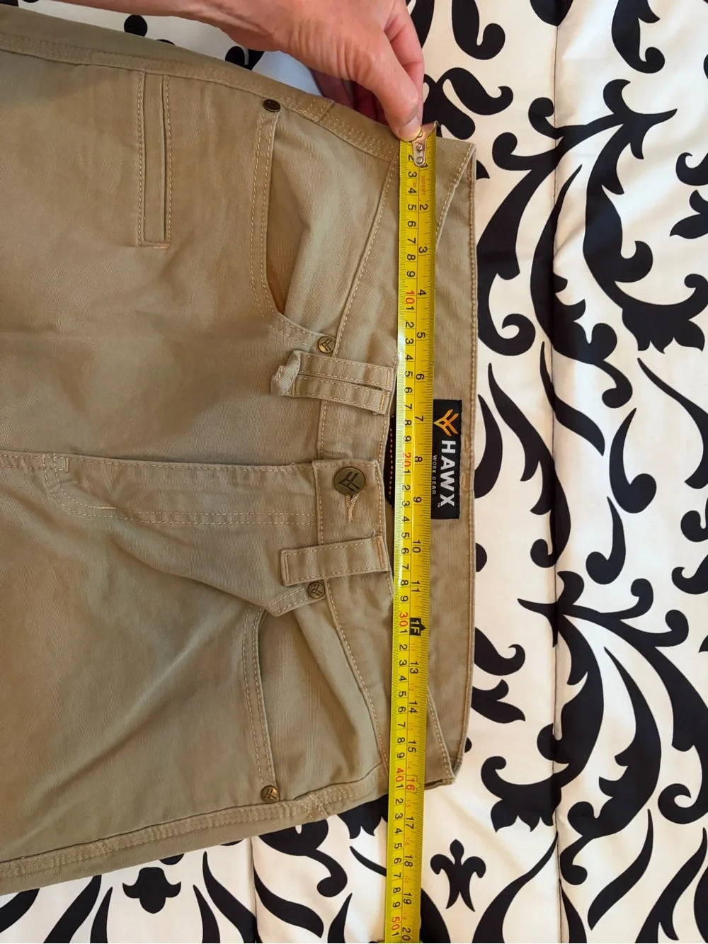 HAWX Tan Cargo Work Pants — Durable Utility Trousers for Men